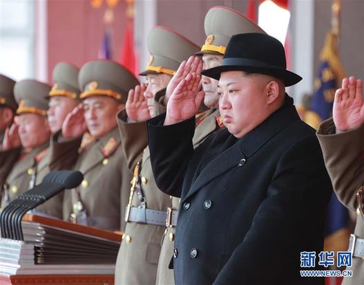 （国际）（1）朝鲜举行阅兵式庆祝建军70周年