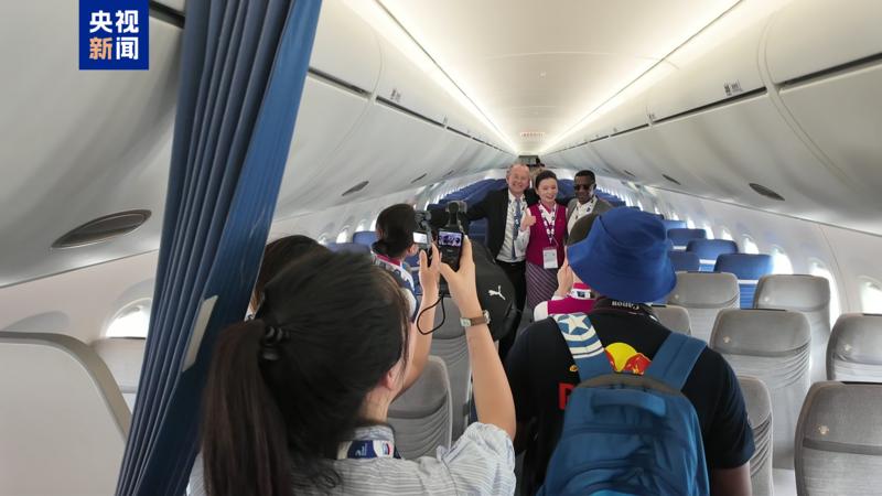 △迪拜航展上,国产大飞机C919实现中东首秀