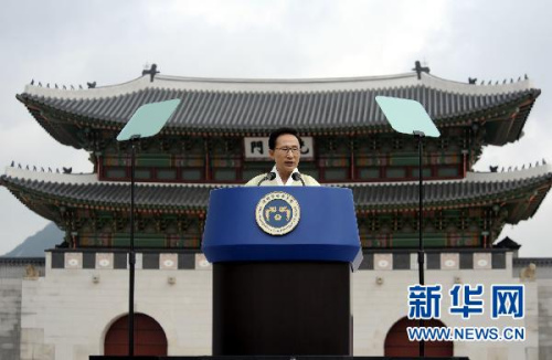韩国光化门时隔84年重回原址恢复汉字牌匾