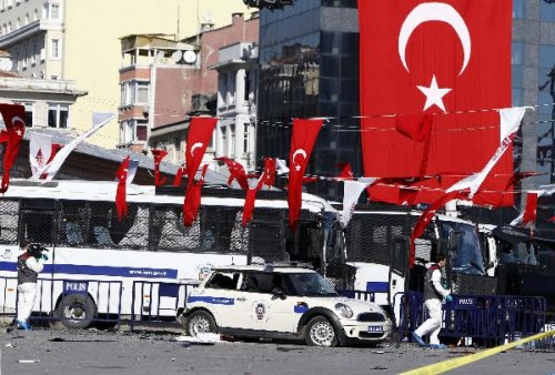 土耳其伊斯坦布尔发生自杀爆炸22人伤