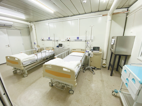 火神山医院隔离病房.本报记者 张武军摄
