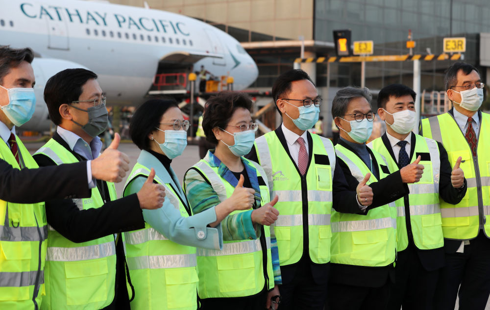 抗疫里程碑 首批科兴新冠疫苗运抵香港 杭州网