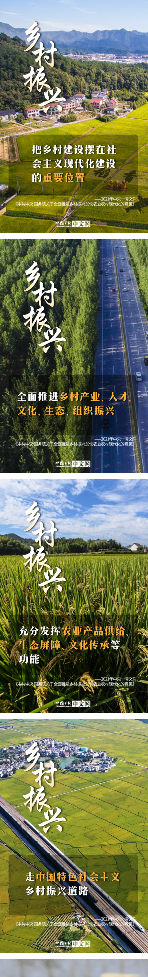 图说中央一号文件为乡村振兴描绘美好蓝图