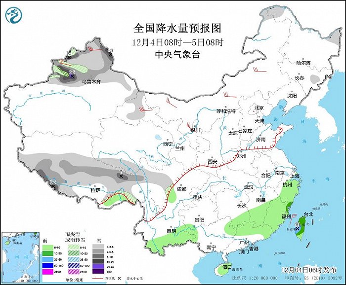 中央气象台：新疆北部有风雪降温天气，较强冷空气将影响北方大部地区