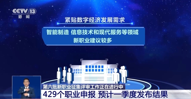 新职业人才需求超3000万 第六批新职业预计今年一季度发布