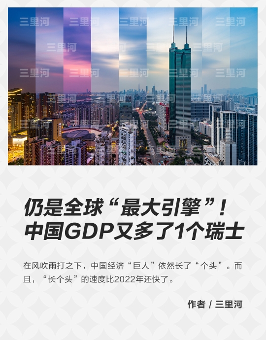 仍是全球“最大引擎”！中国GDP又多了1个瑞士-第1张图片-益民生活网