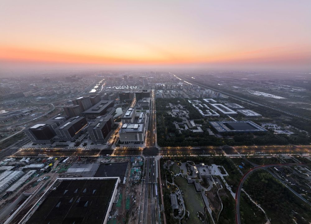 镜头里的十年·奔向美好丨雄安,“未来之城”拔节生长_杭州网