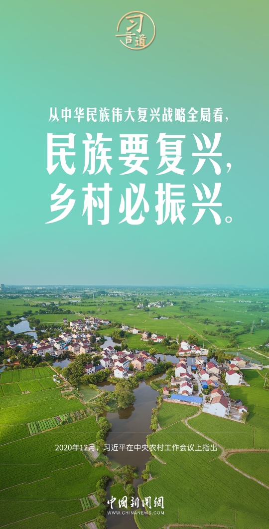 习言道|民族要复兴,乡村必振兴_杭州网