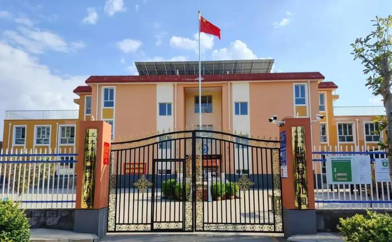 河北省正定县正定镇北贾村小学现貌。 河北省正定县正定镇北贾村小学现貌。