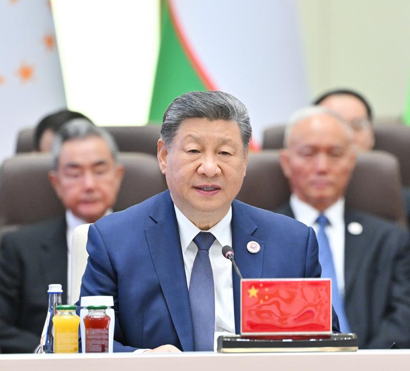 △2026年9月1日,习近平主席出席“上海合作组织+”会议并发表题为《共同倡导平等有序的世界多极化 实现更加公正合理的全球治理》的重要讲话。