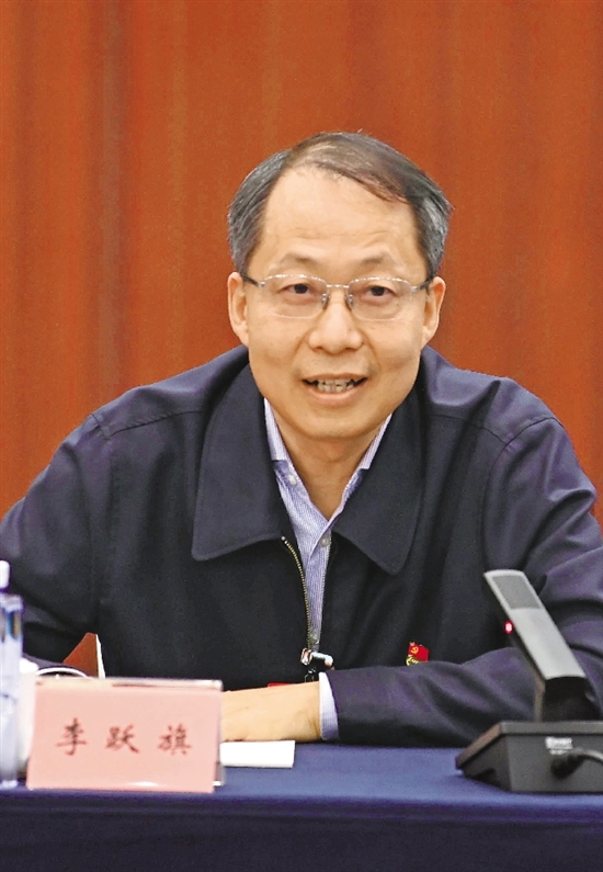 党的二十大代表,台州市委书记李跃旗:党的二十大报告指出,"推进文化