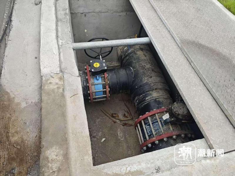 进水管道 记者 沈晏 摄