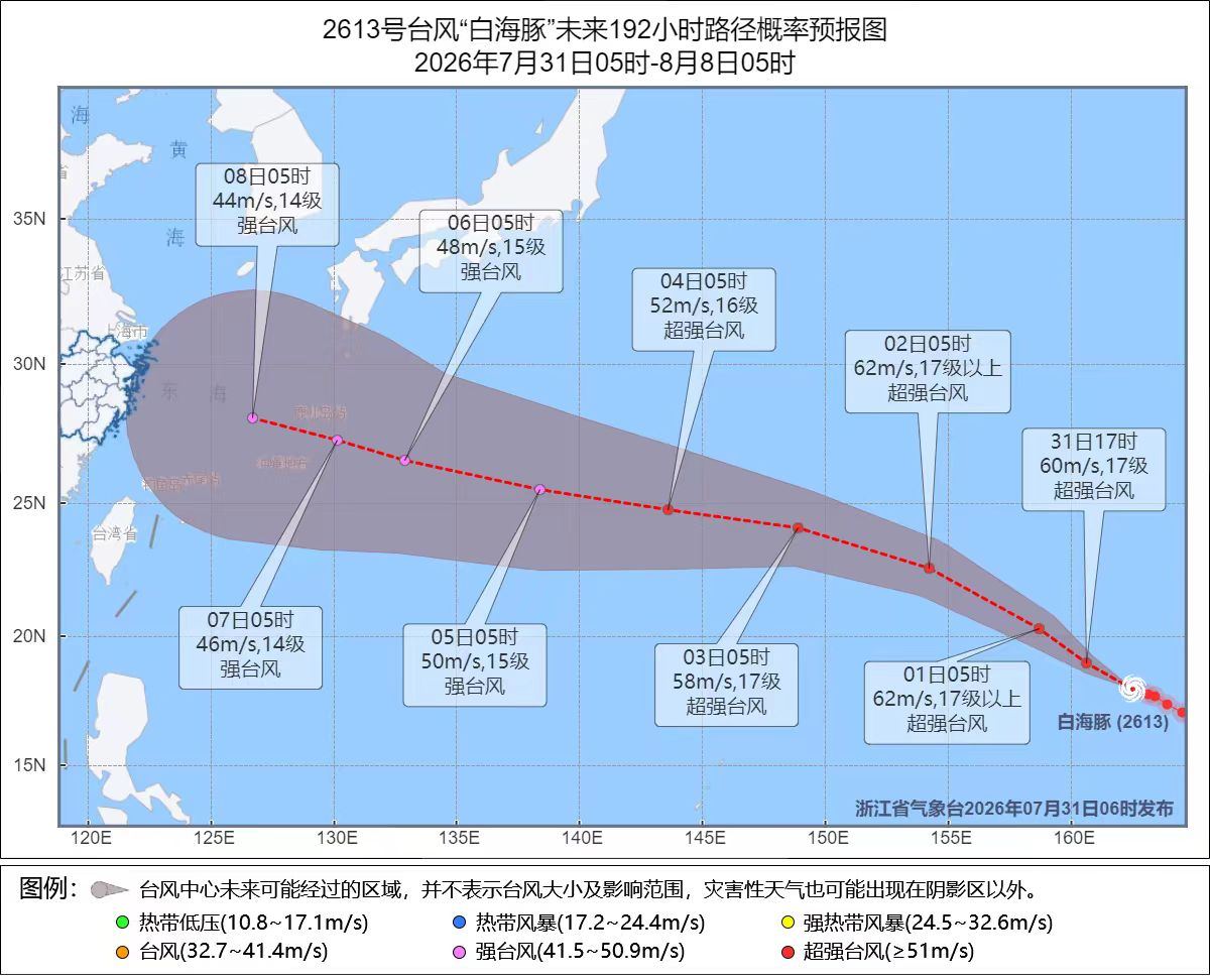 图源:浙江天气